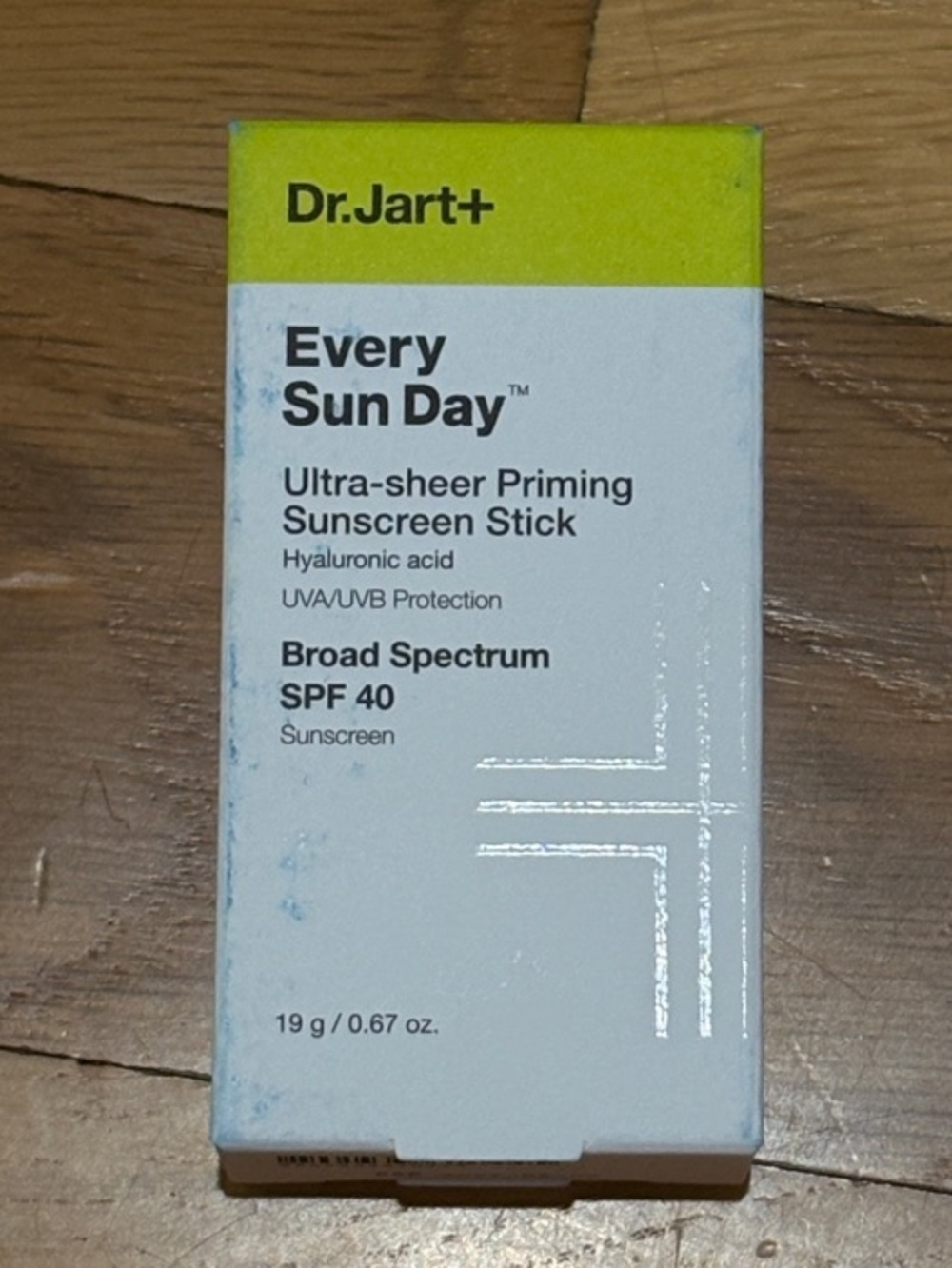 Dr.Jart+ Every Sun Day SPF 40 Ultra-Sheer Priming Sunscreen Stick - White/Green